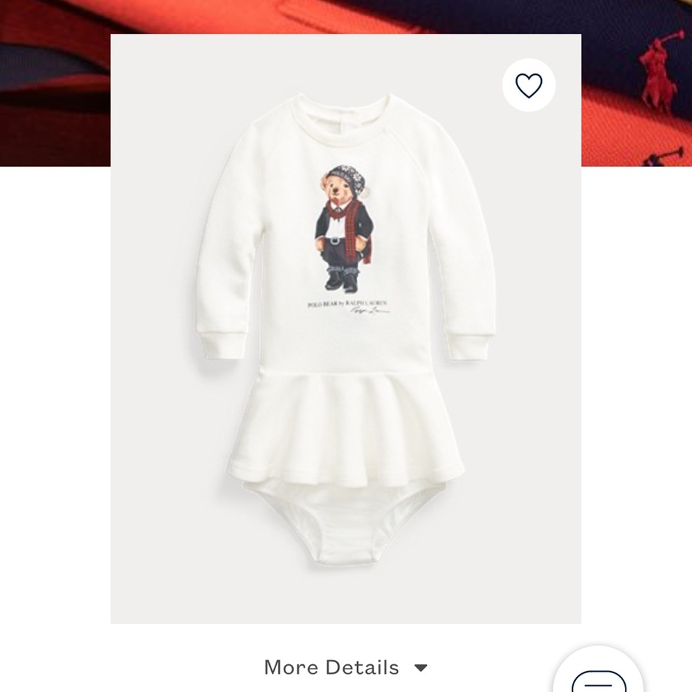 Ralph Lauren Fleece graphic dress and boomer